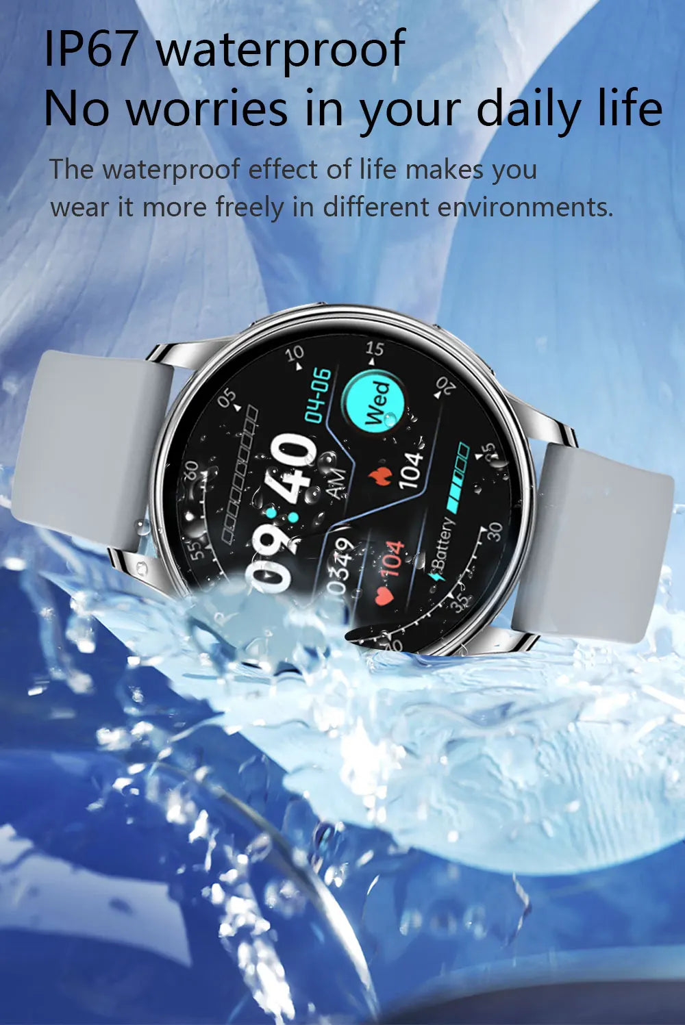 MEVADEN Bluetooth Call Smart Watch Women Custom Dial