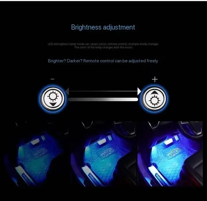 Neon 36 48 72 LED Car Interior Ambient