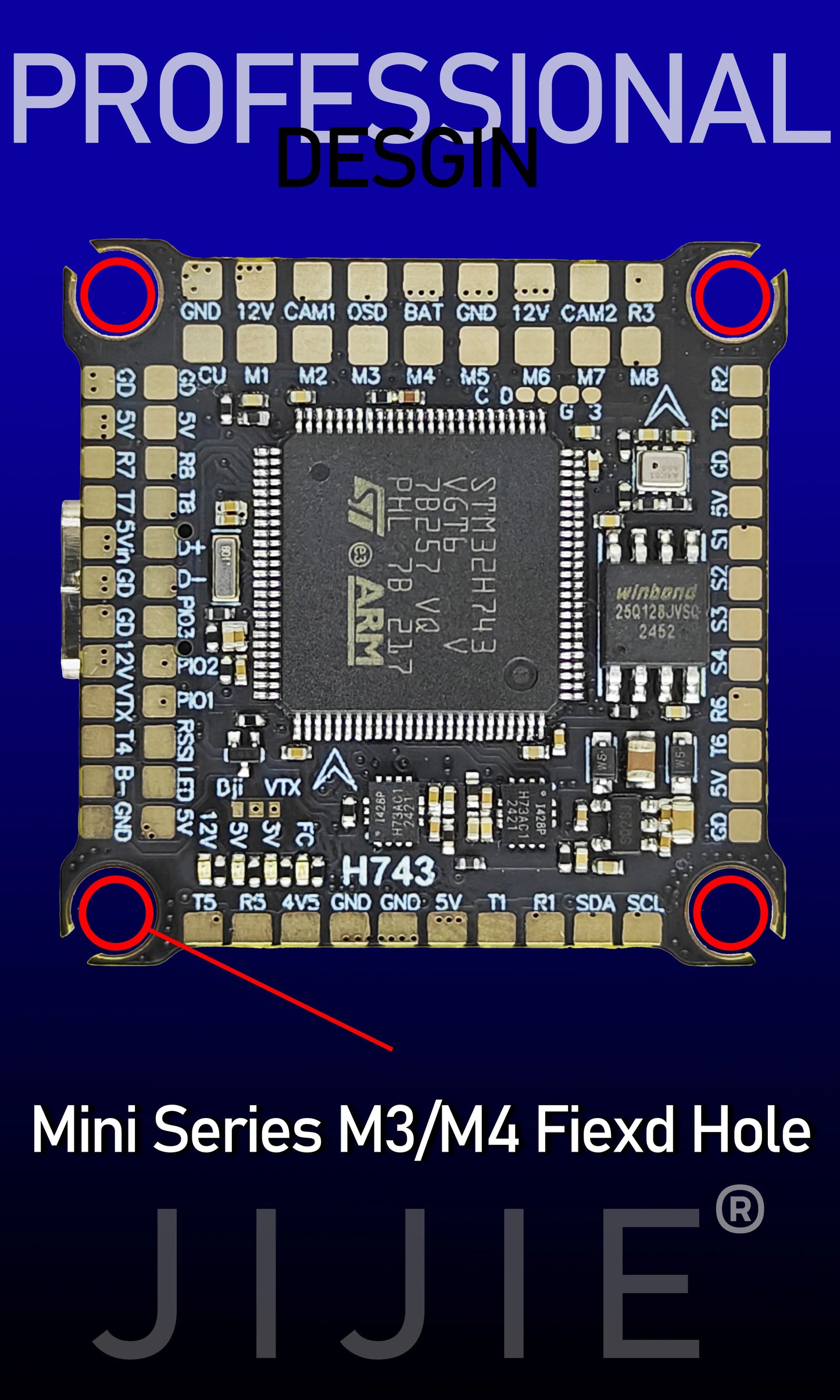 JIJIE H743 STACK Supports BetaFlight Flight Controller Dual