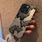 Retro Black Butterfly Phone Case For Iphone 16