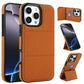 PU+TPU Leather Wallet Magnet Card Holder Phone Case