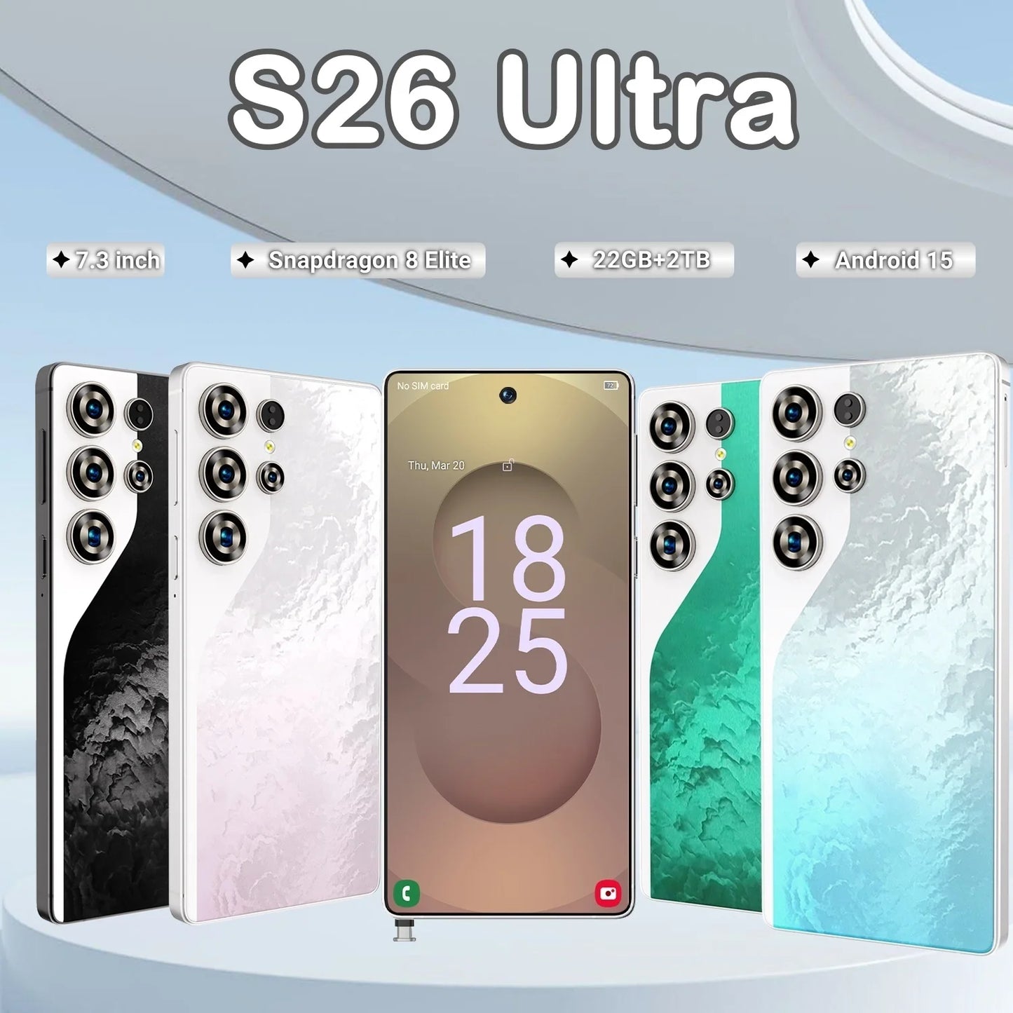 Screen Protector For S26 Ultra Mobile Phones 22GB+2TB