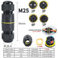 IP68 Outdoor Waterproof Junction Box Electrical Cable Connector,