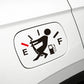 New 1PC Funny Car Stickers High Gas Consumption
