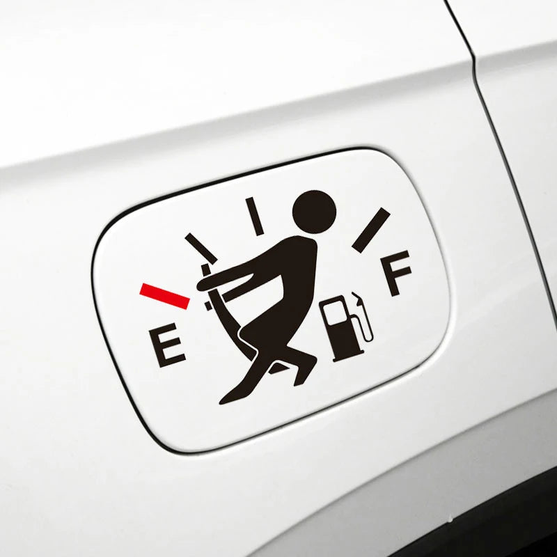 New 1PC Funny Car Stickers High Gas Consumption