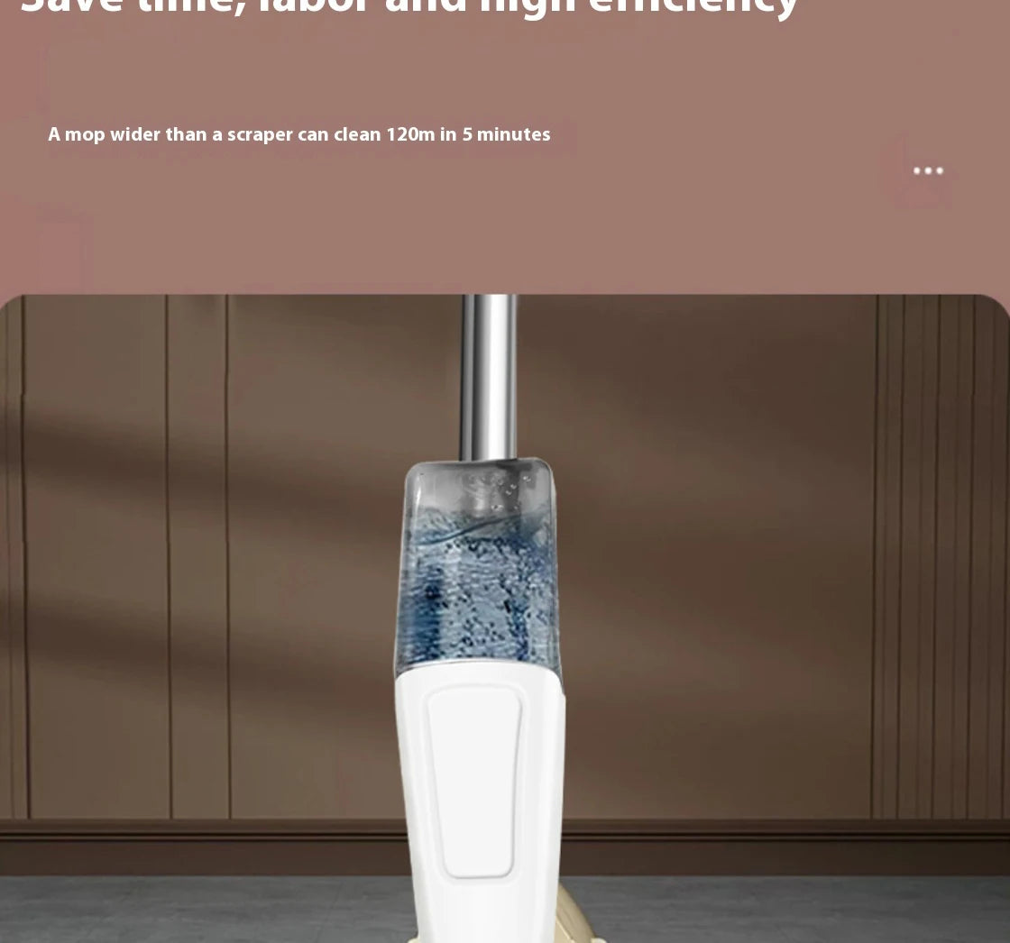 New Large Household Spray Mop With Replaceable Microfiber