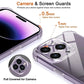 Luxury Shockproof Silicone Clear Phone Case For iPhone