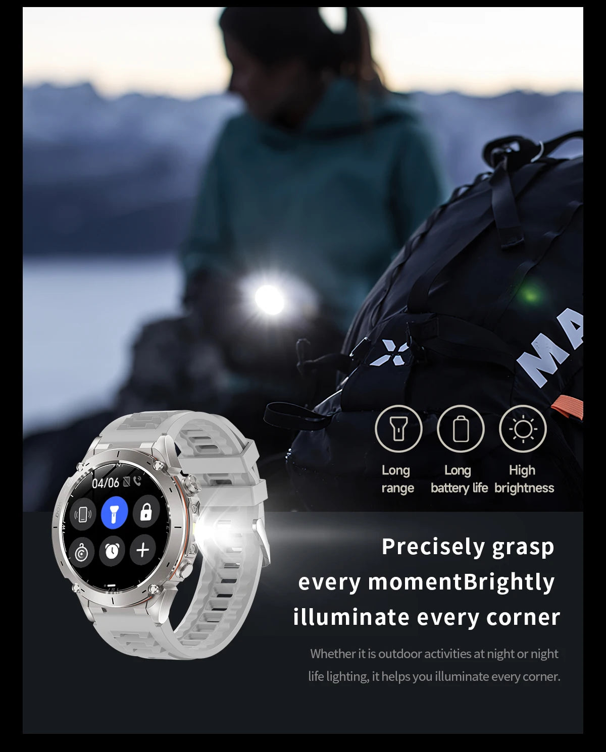 2025 New Smart Watch Men 1000mAh Large Capacity