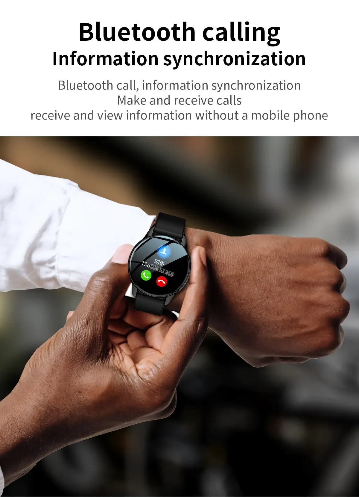 New Women Bluetooth Call Smart Watch HeartRate Blood