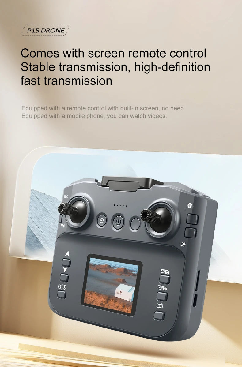 P15 Screen Control Drone 8K Professional Camera HD