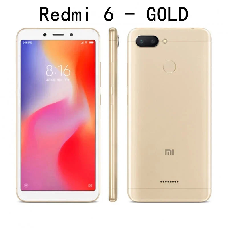 Original Xiaomi Redmi 6 4GB 64GB 13000mAh 6.6