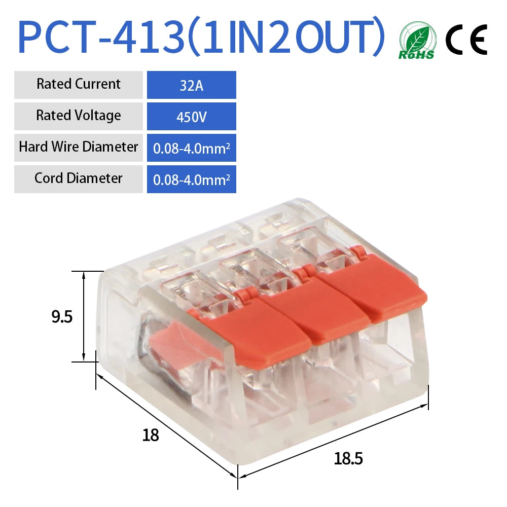 GTRIC Wire Quick Connectors 10PCS 30PCS 2/3/4/5 Ports