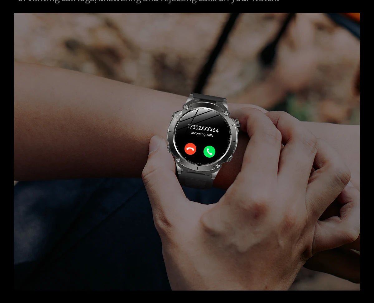 2025 New Smart Watch Men 1000mAh Large Capacity