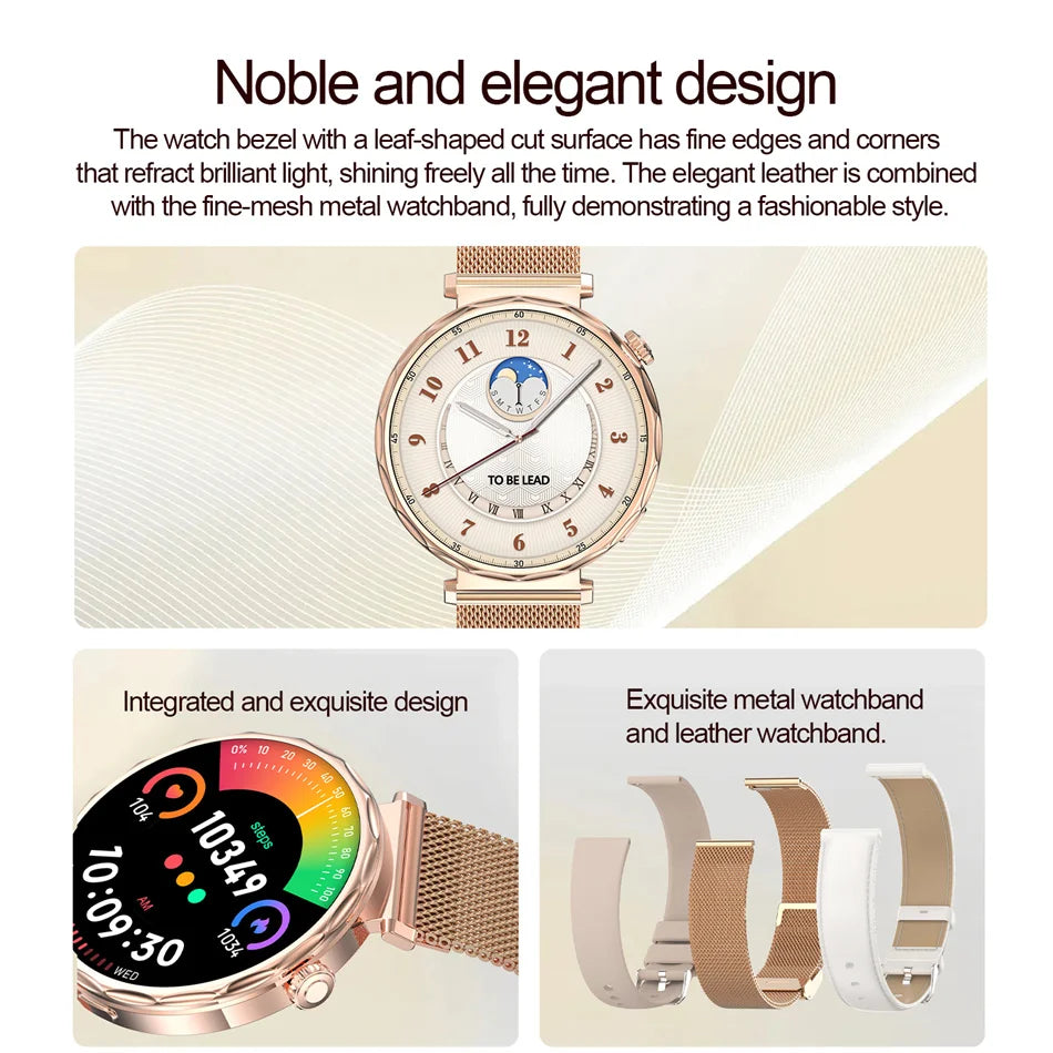 2025 New GPS Tracking Smartwatch Women AMOLED HD