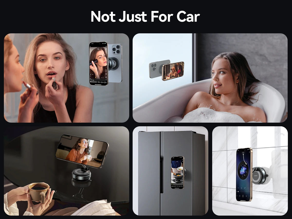 Magnetic Car Phone Holders Vacuum Suction Mobile Phone