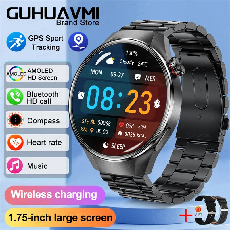 2025 True AMOLED Smart Watch Full touch Screen