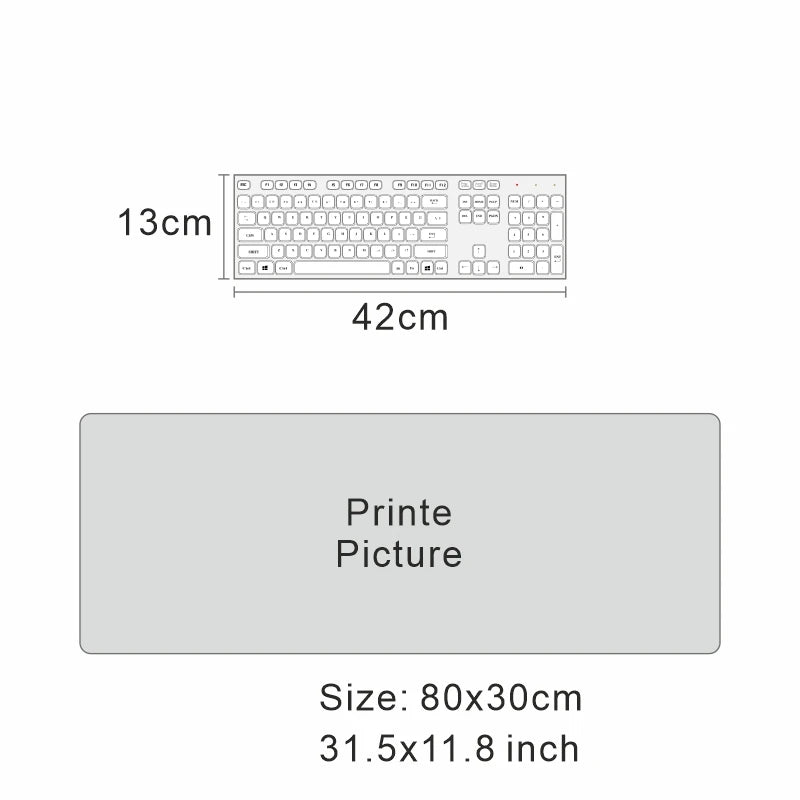 Custom Print Mouse Pad Diy Large Playmat Gaming
