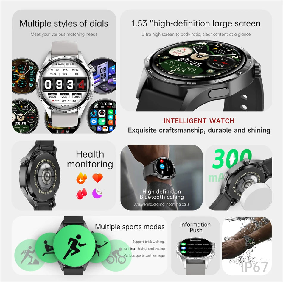 GT5 PRO Smart Watch Men Watch 5 Pro