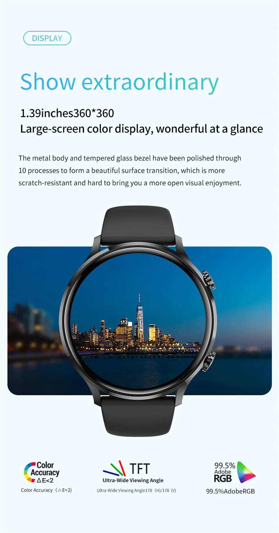 2025 New Smartwatch Women AMOLED HD Screen Always