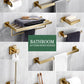 Matte Gold Towel Rack 304 stainless steel Towel