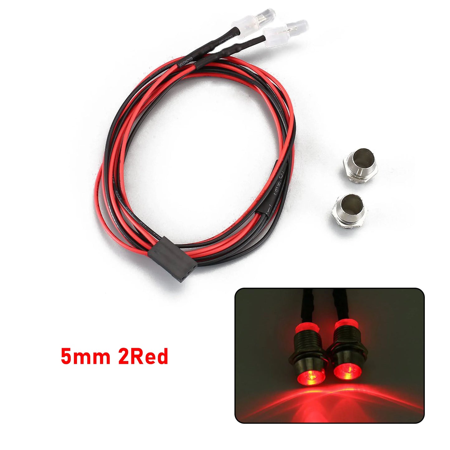 RC LED Light Kit Headlamps for 1/10 1/8