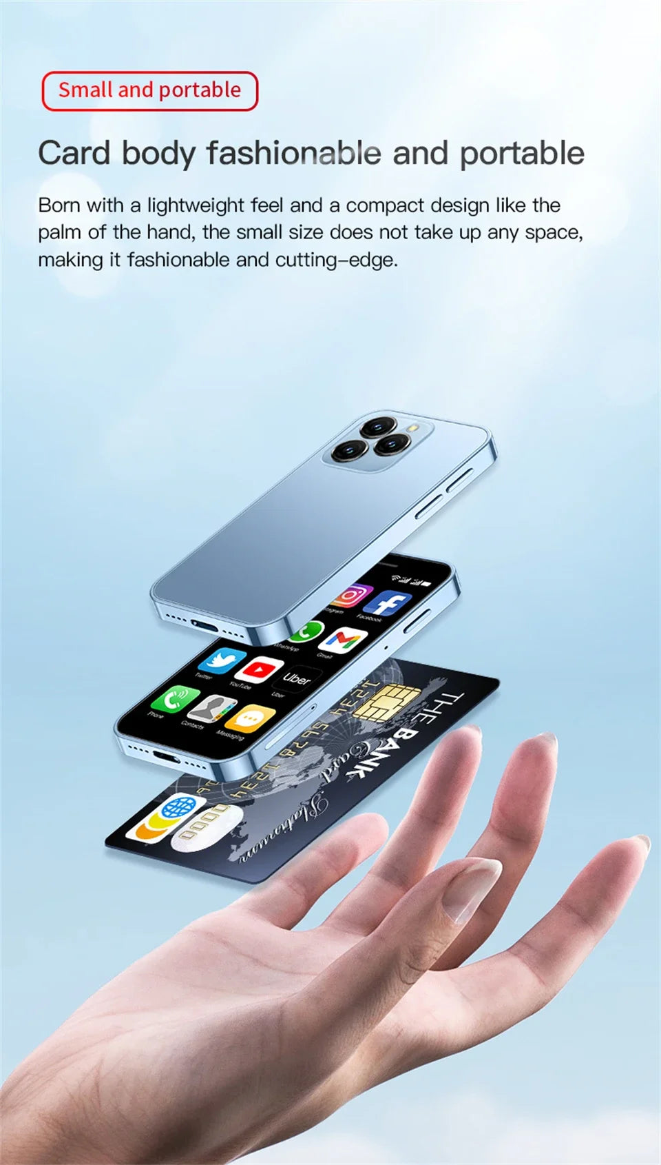 Original SOYES XS16 Mini Smartphone Phone 4G LTE