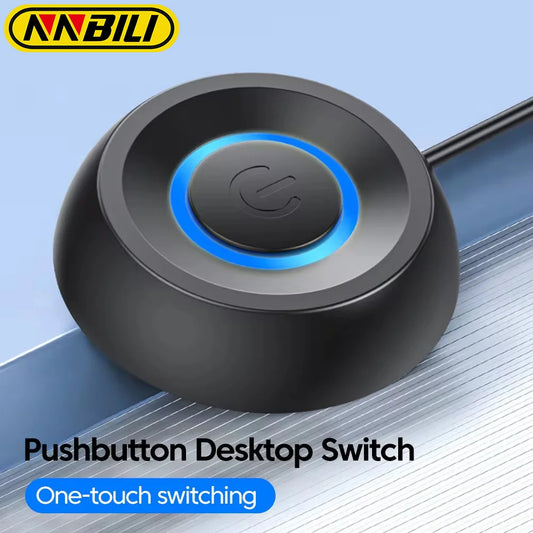 NNBILI Computer Desktop 2M Switch LED Lights PC