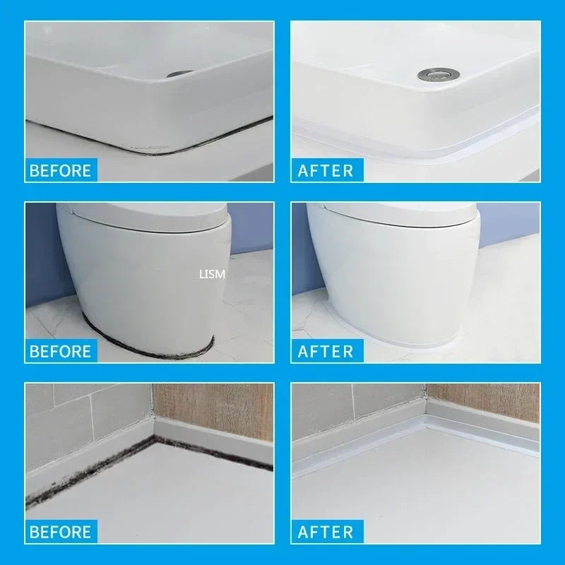 Shower Bath Sealing Tape Strips PVC Self Adhesive