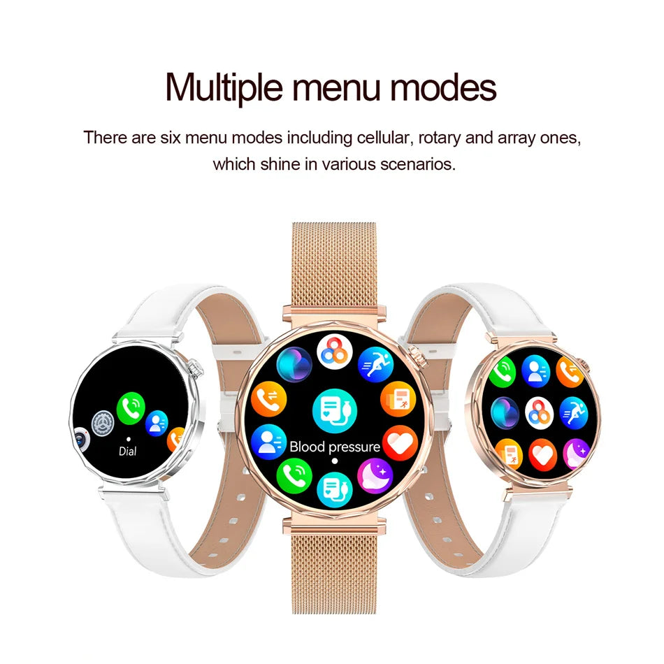 2025 New GPS Tracking Smartwatch Women AMOLED HD