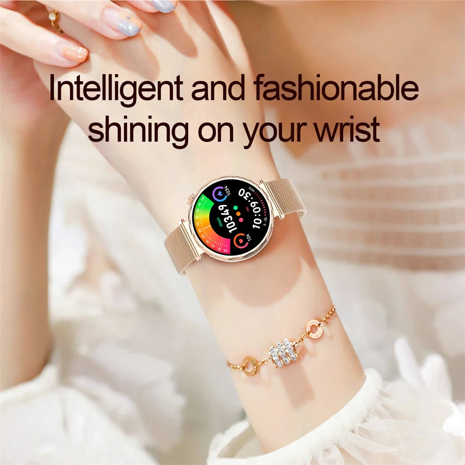 2025 New GPS Tracking Smartwatch Women AMOLED HD