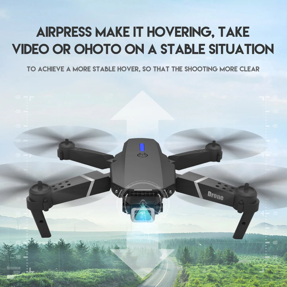 New E88Pro RC Drone 4K Professinal With 1080P