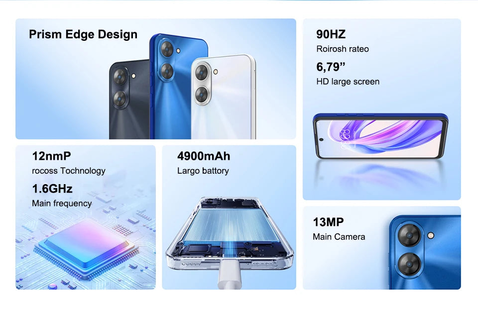 Global Version Meizu Mblu 21 Smartphone 13MP Rear