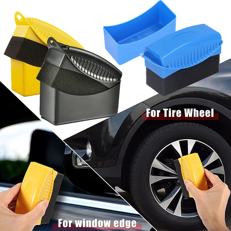 Car Wheel Polishing Waxing Sponge Brush ABS Plastics