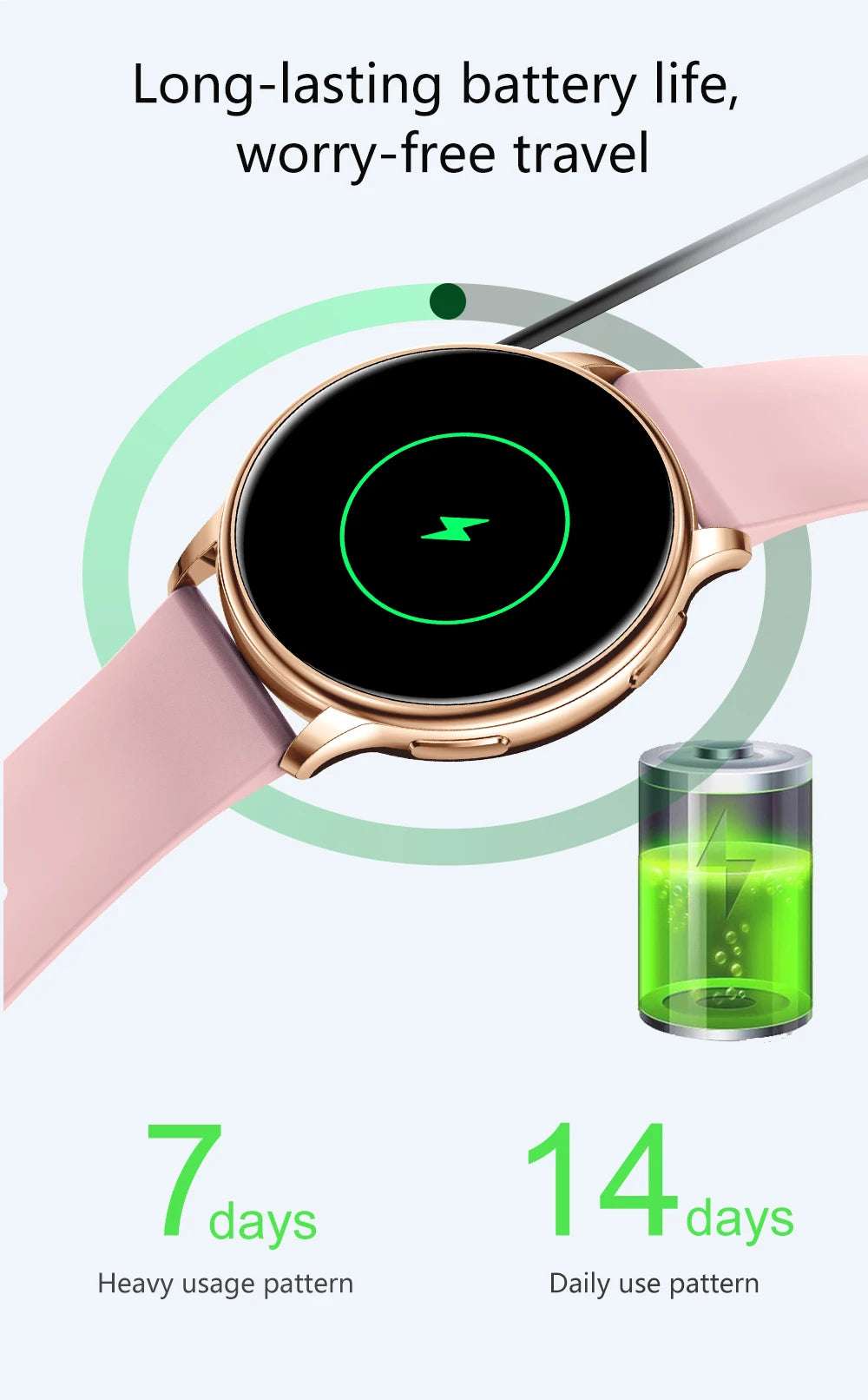 MEVADEN Bluetooth Call Smart Watch Women Custom Dial