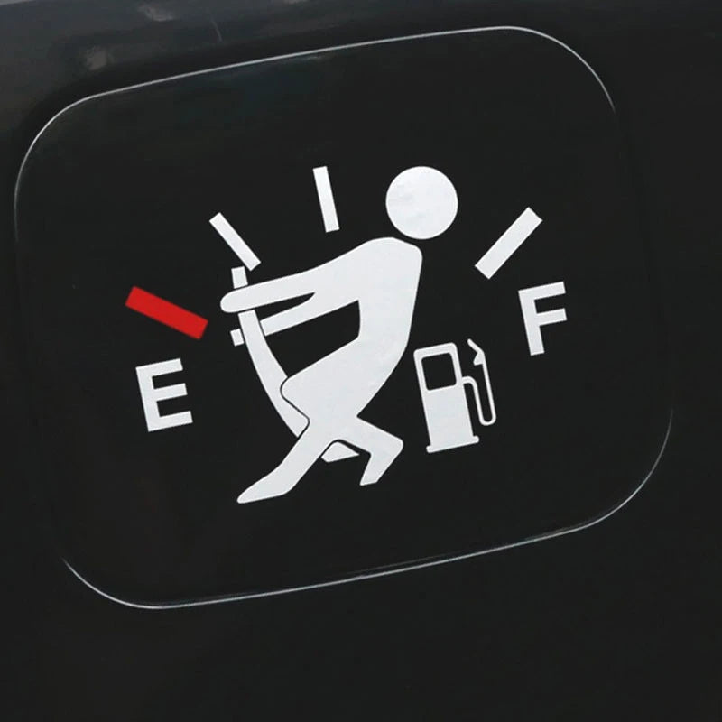 New 1PC Funny Car Stickers High Gas Consumption