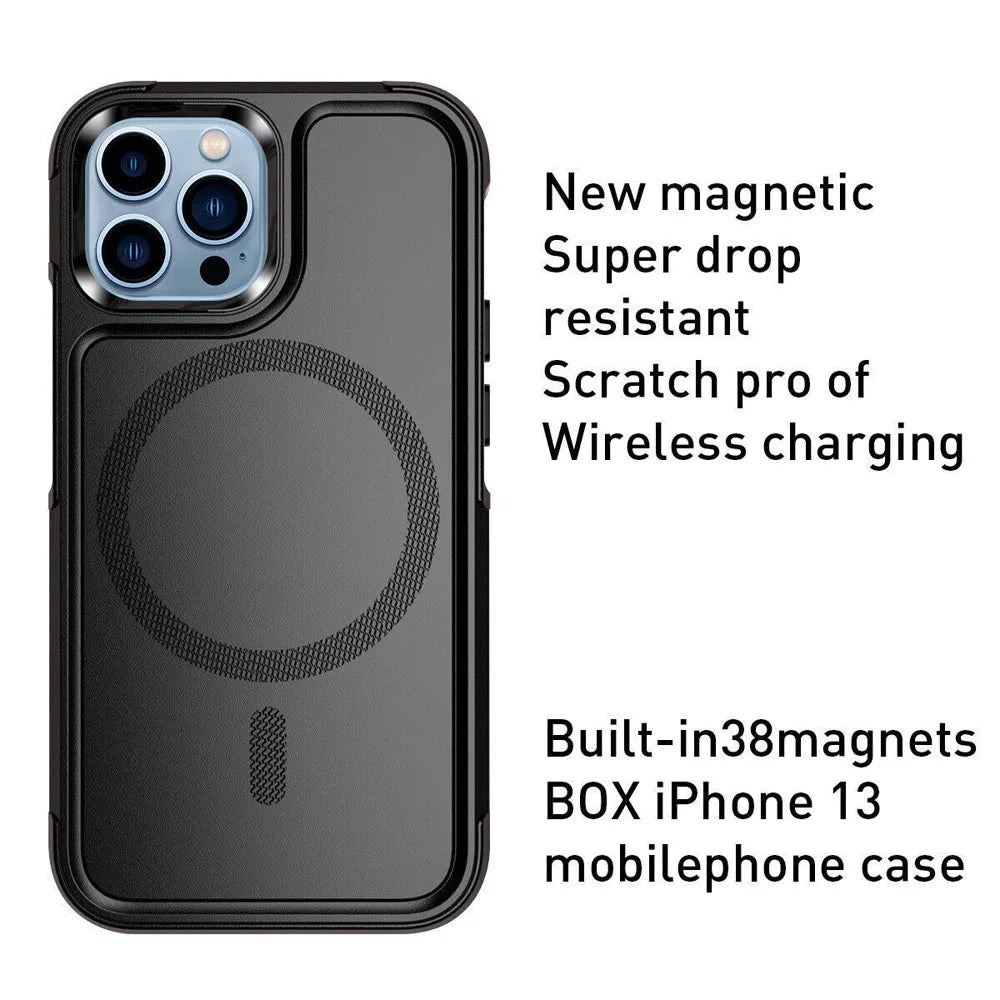 For MagSafe Phone Case For iPhone 16 13