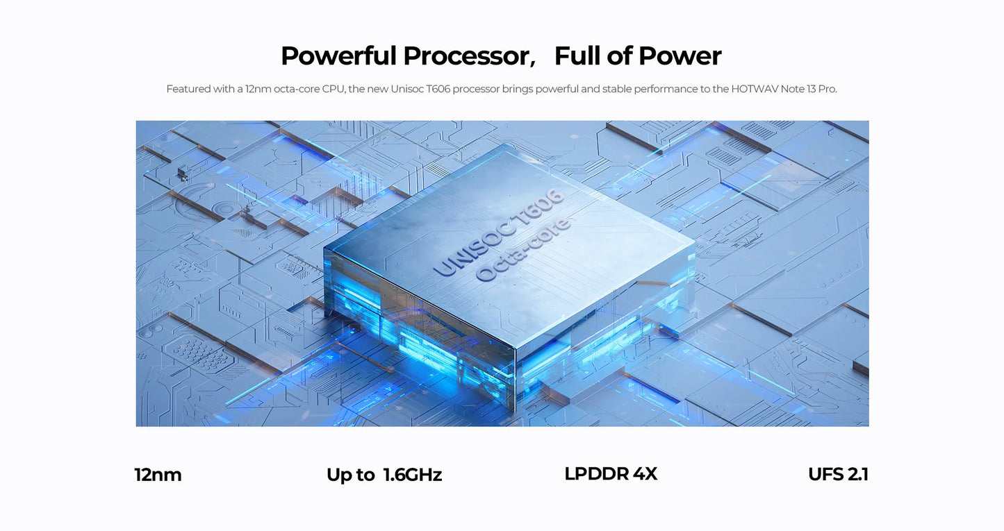 [World Premiere] HOTWAV Note 13 Pro Smartphone 6.6''