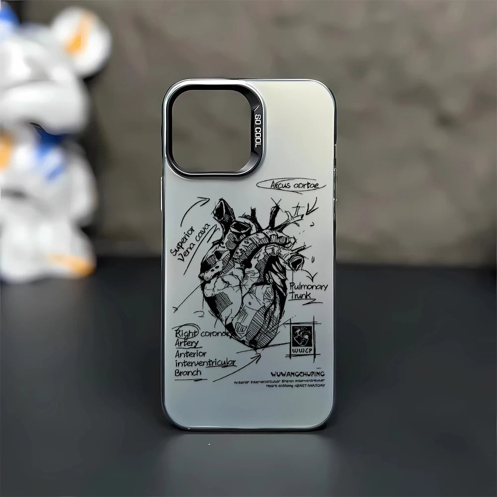 Creative Cardiovascular model Heart Medical Phone Case For
