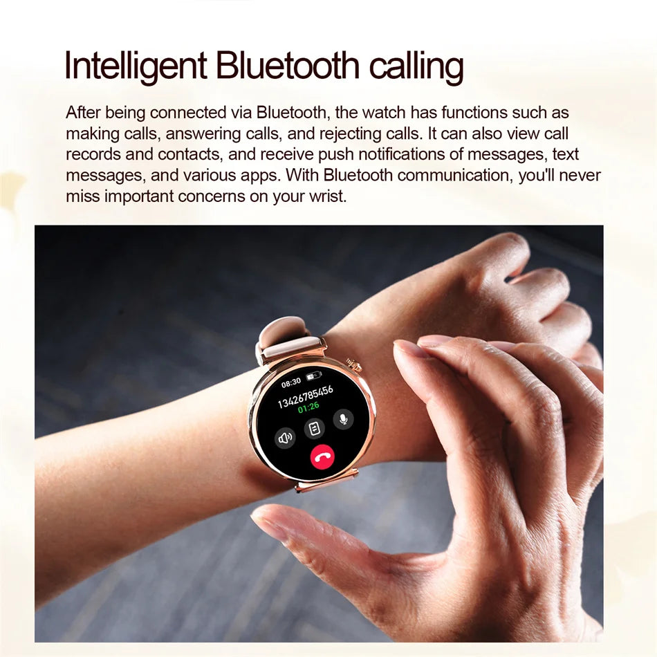 2025 New GPS Tracking Smartwatch Women AMOLED HD
