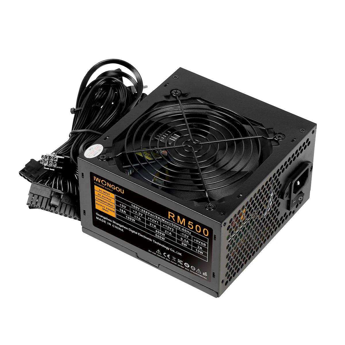 IWONGOU PC Power Supply Unit 500W 600W 750W
