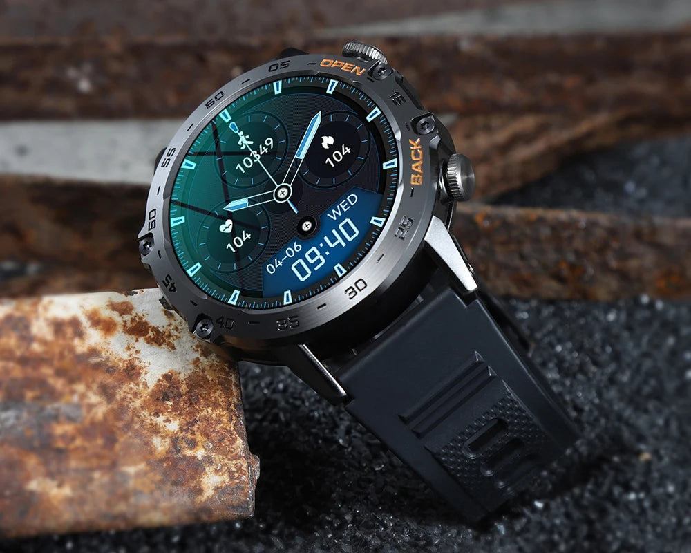 MEVADEN Steel 1.39 Bluetooth Call Smart Watch Men
