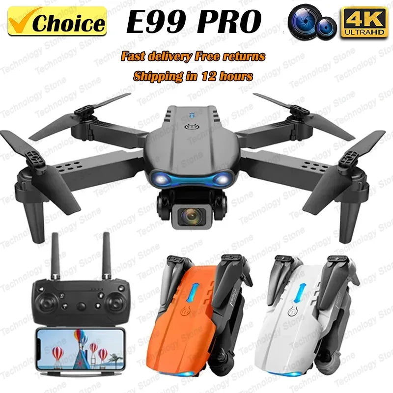 E99pro K3 Foldable Mini Drone - 4K HD