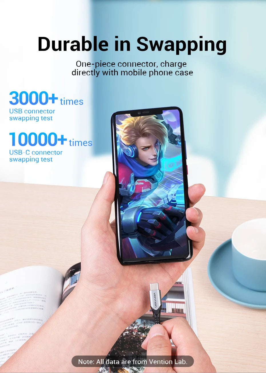 Vention USB C Cable Type C Charging Cable