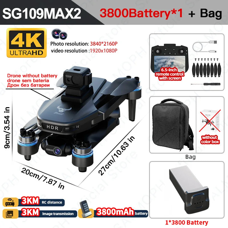SG109 MAX2 GPS Professional Drone With 4K Camera
