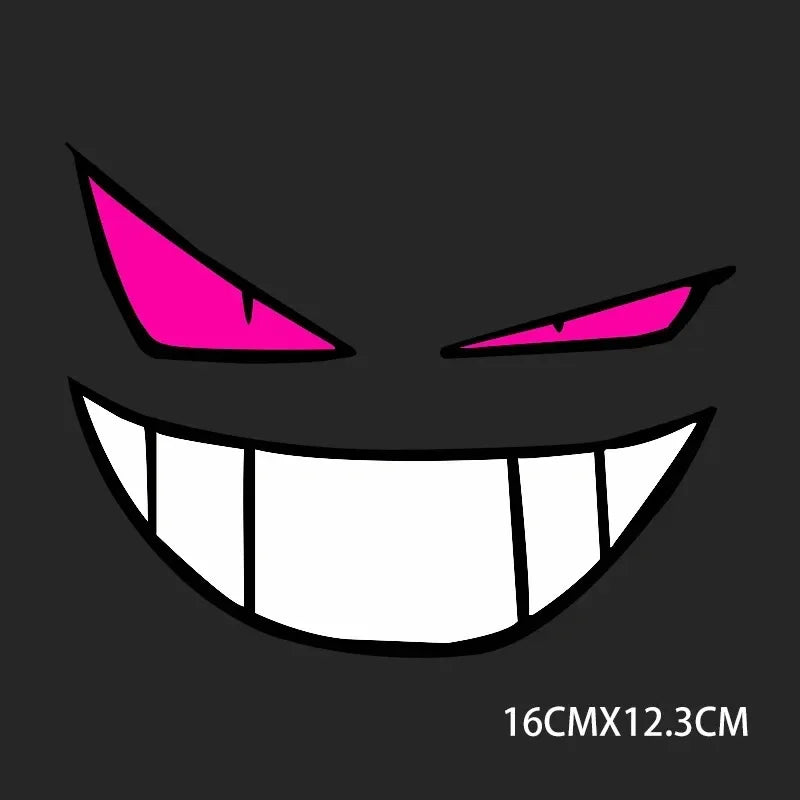 Funny Eye Stickers, Devil Stickers, Reflective and Waterproof