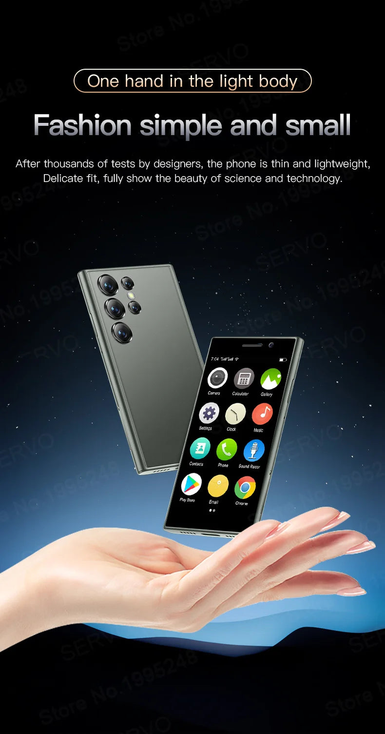 2024 New SERVO S24 Mini 4G Global Smartphone