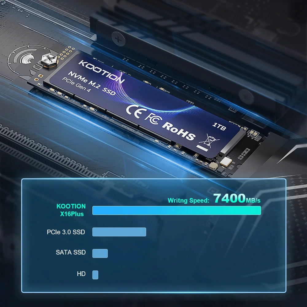 KOOTION X16 PS5 console M.2 SSD NVMe 2TB