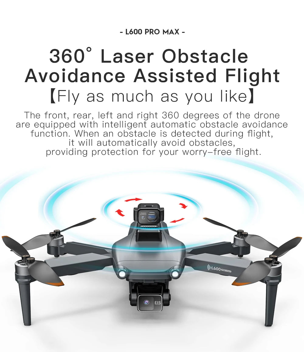 2025 New L600 PRO MAX GPS Drone 5KM