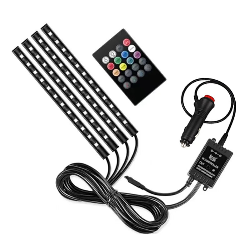 Neon 36 48 72 LED Car Interior Ambient
