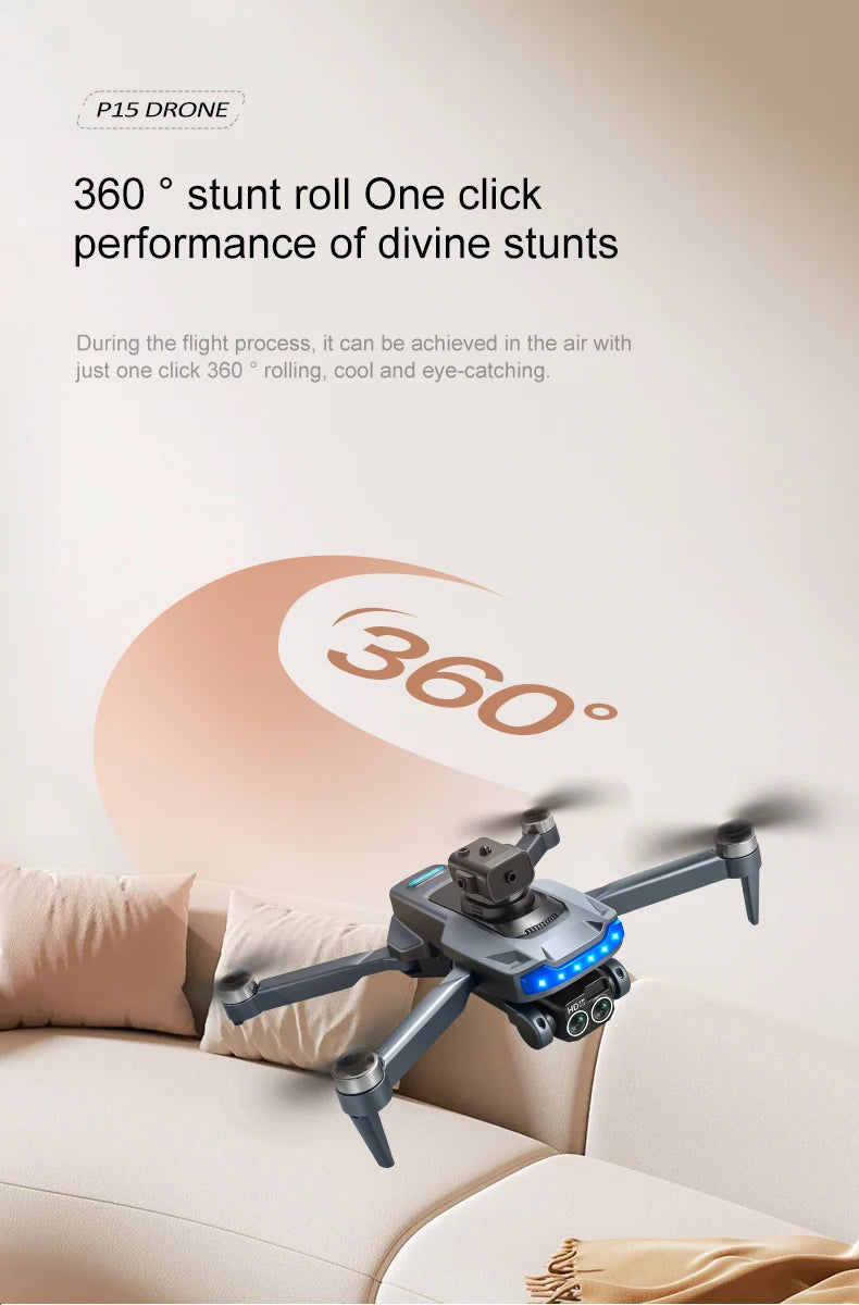P15 Screen Control Drone 8K Professional Camera HD